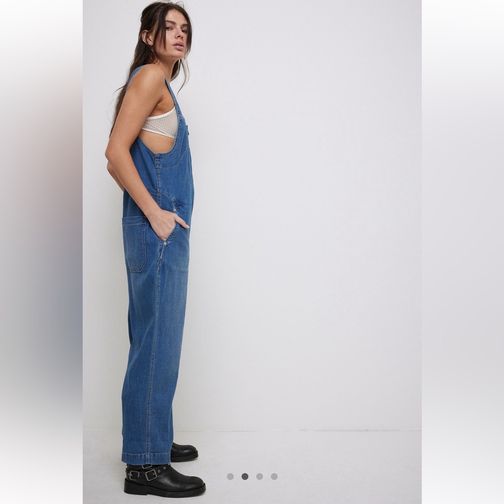 NWOT Free People Jude overalls size XS - Picture 2 of 7